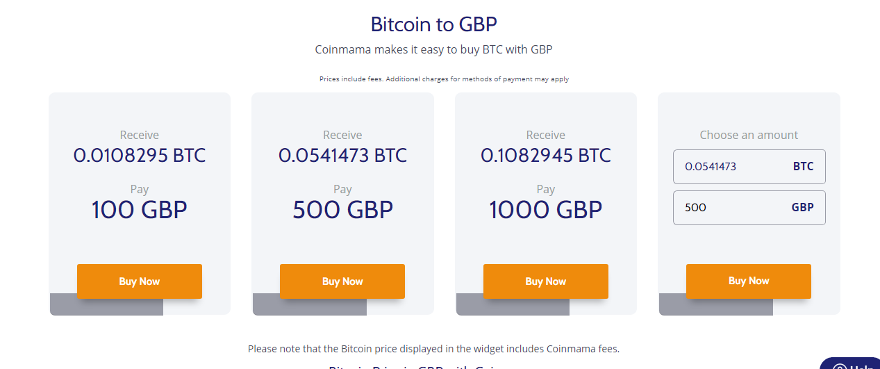 Buy Bitcoin on Coinmama